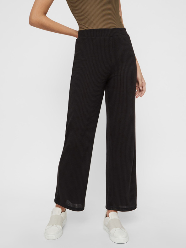 Pieces Molly Trousers Negro