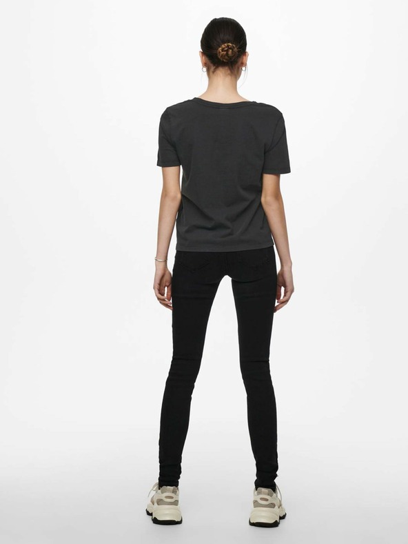 Jacqueline De Yong Farock T-shirt Negro