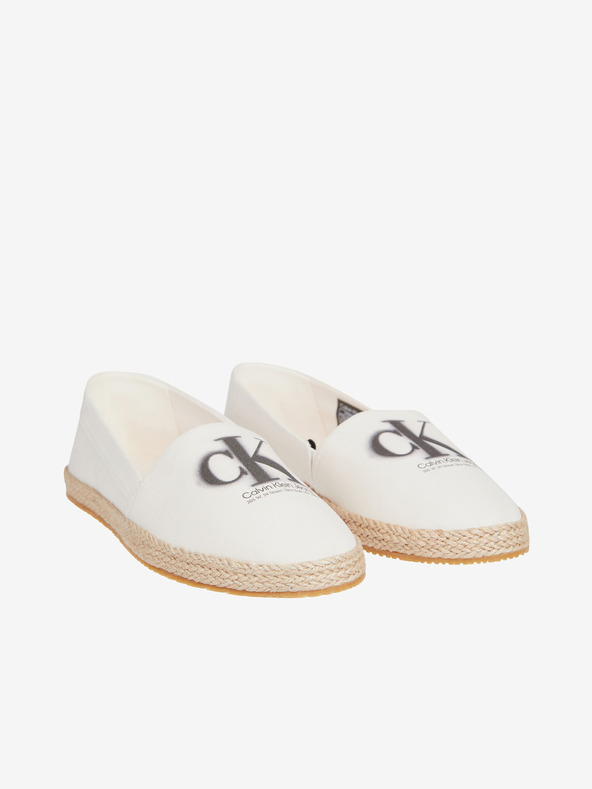 Calvin Klein Jeans Espadrilky Bílá