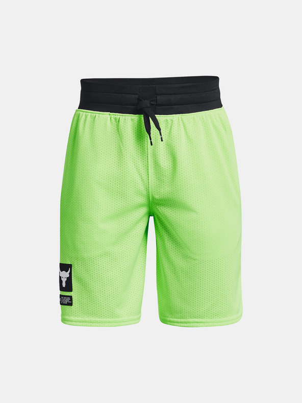 Under Armour UA Project Rock Knit Kids Shorts Verde