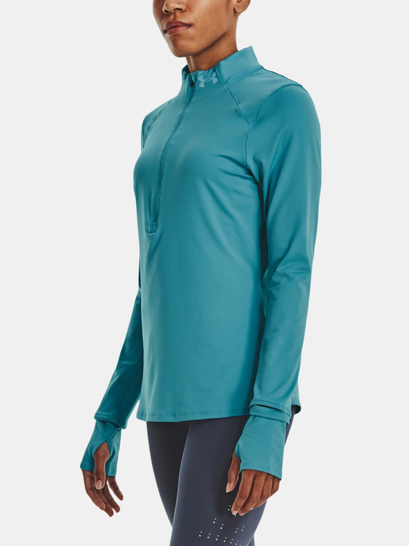 Under Armour UA Qualifier Run 2.0 1/2 Zip-BLU T-shirt Azul