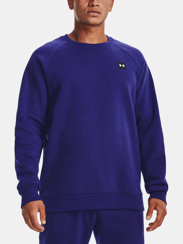 Under Armour UA Rival Fleece Crew-BLU Sweatshirt Azul