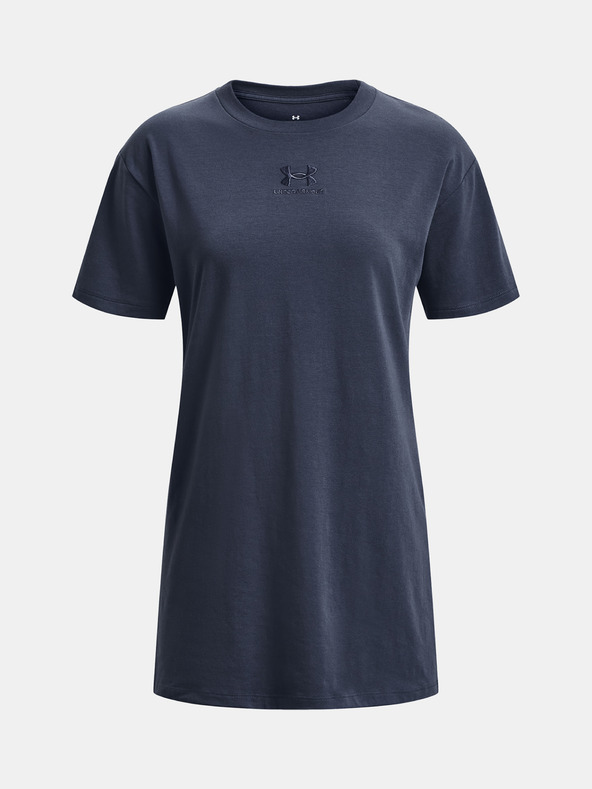 Under Armour UA Logo Extended SS T-shirt Gris