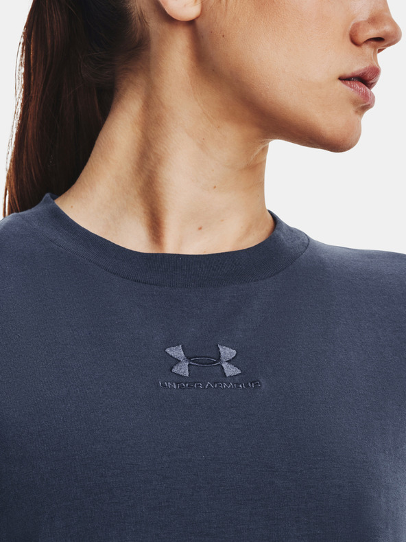 Under Armour UA Logo Extended SS T-shirt Gris