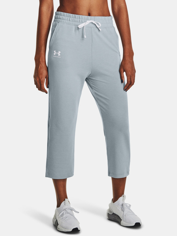 Under Armour UA Rival Terry Flare Crop Sweatpants Azul