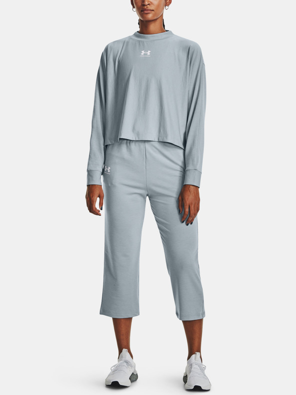 Under Armour UA Rival Terry Flare Crop Sweatpants Azul