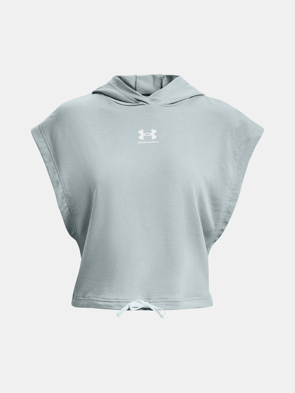 Under Armour UA Rival Terry SS Hoodie Sweatshirt Azul