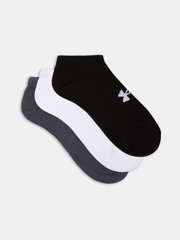 Under Armour Core No Show Set Of 3 Pairs Of Socks Negro