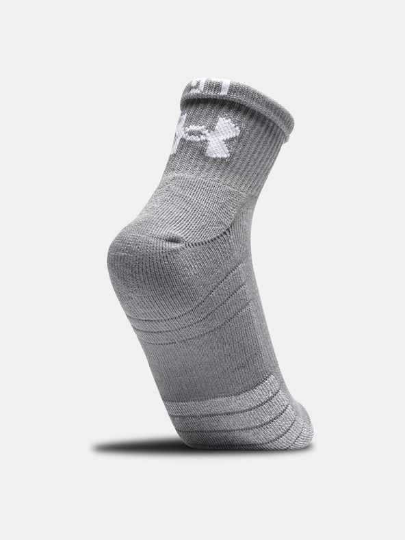 Under Armour UA Heatgear Quarter Set Of 3 Pairs Of Socks Gris