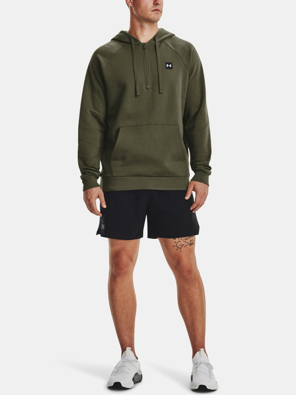 Under Armour UA Rival Fleece 1/2 Zip HD Sweatshirt Verde