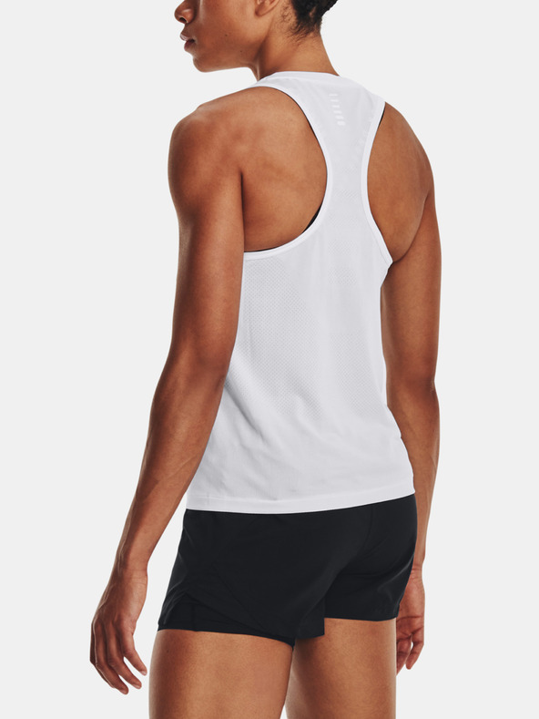 Under Armour UA Seamless Stride Singlet Top Blanco