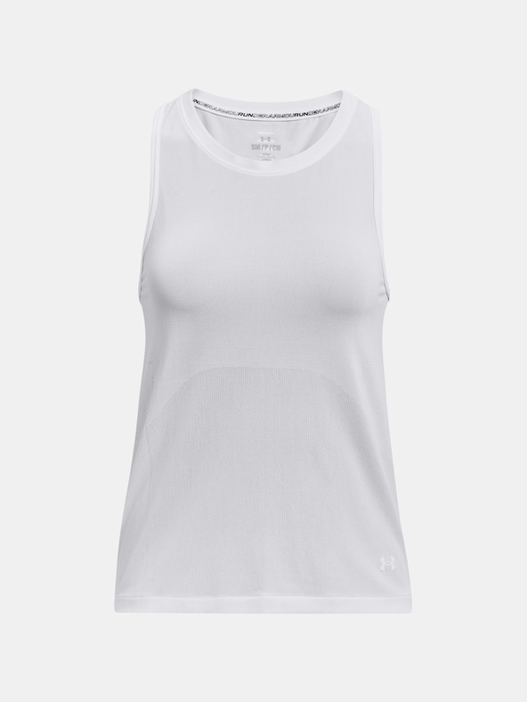 Under Armour UA Seamless Stride Singlet Top Blanco