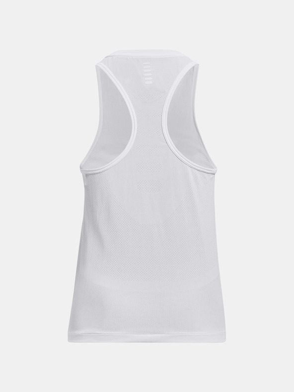 Under Armour UA Seamless Stride Singlet Top Blanco