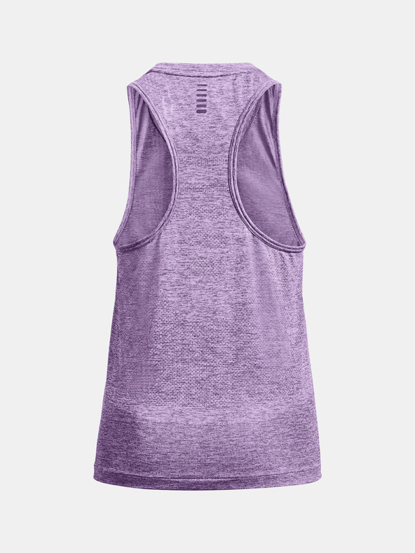 Under Armour UA Seamless Stride Singlet Top Violeta