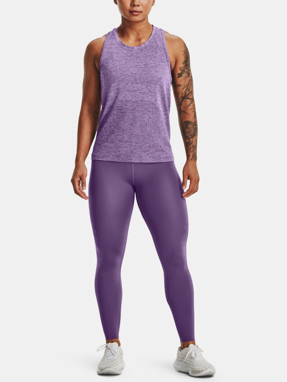 Under Armour UA Seamless Stride Singlet Top Violeta