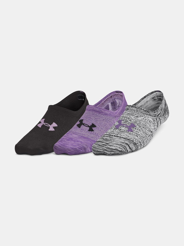 Under Armour UA Breathe Lite Ultra Low Ponožky 3 páry Fialová