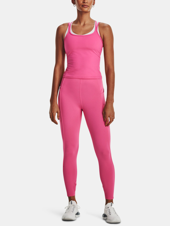 Under Armour Meridian Ankle Leg Pintuk Leggings Rosa