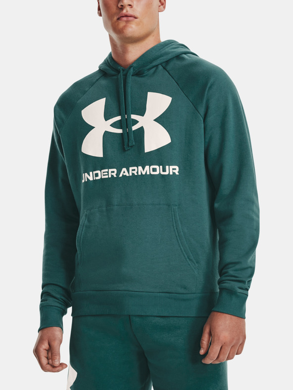 Under Armour UA Rival Fleece Big Logo HD Sweatshirt Azul