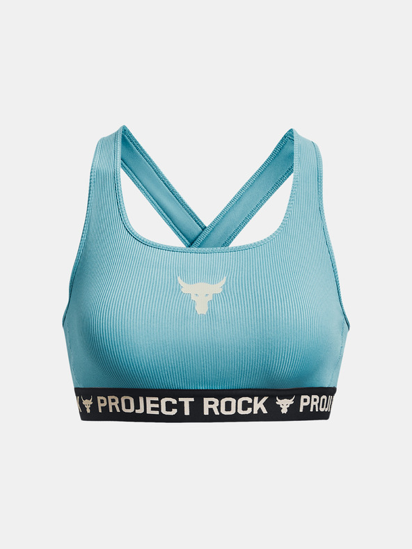 Under Armour Project Rock Crsbck TG Sport Bra Azul