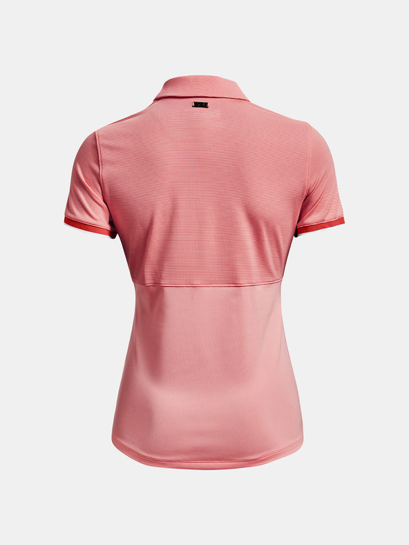 Under Armour UA Zinger Point SS Polo T-shirt Rosa