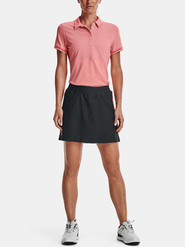 Under Armour UA Zinger Point SS Polo T-shirt Rosa