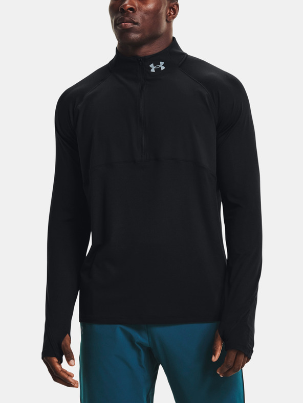 Under Armour Qualifier Run 2.0 1/2 Zip T-shirt Negro