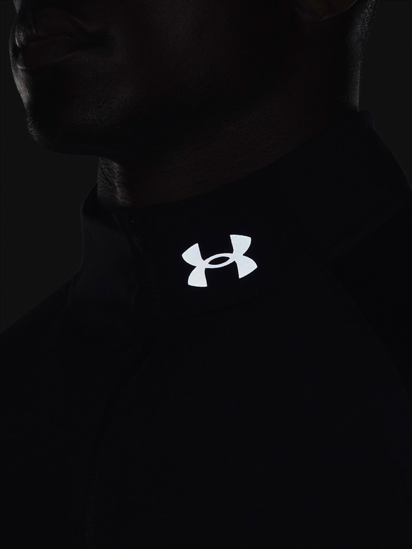 Under Armour Qualifier Run 2.0 1/2 Zip T-shirt Negro