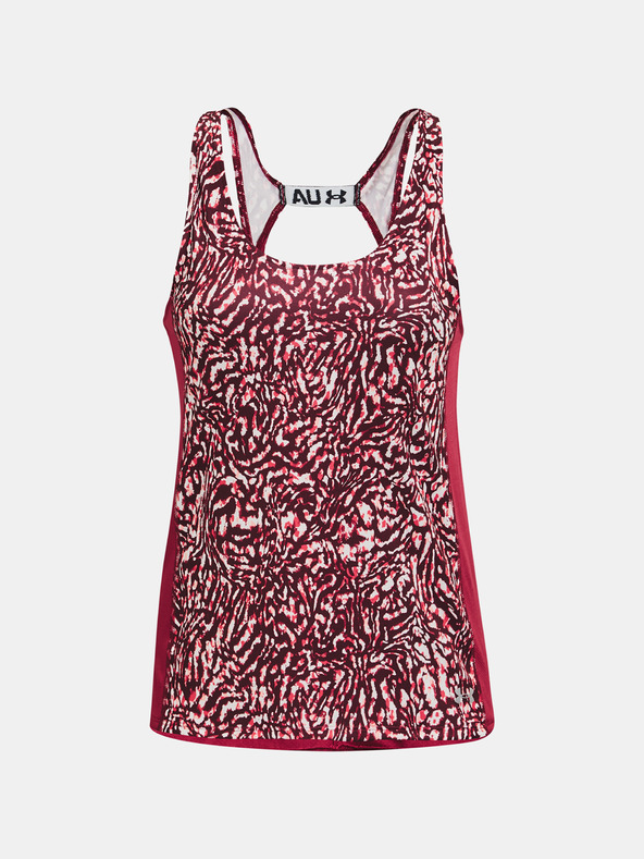 Under Armour UA Fly By Printed Top Rosa