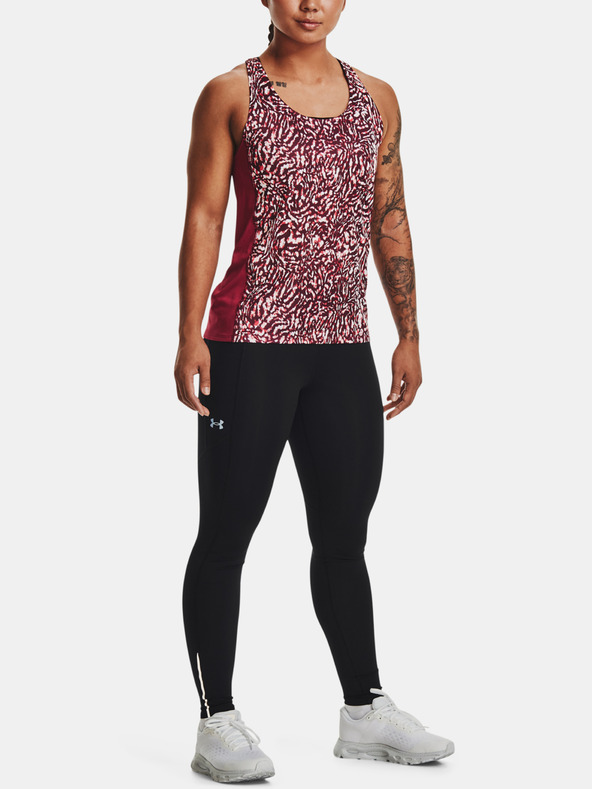 Under Armour UA Fly By Printed Top Rosa