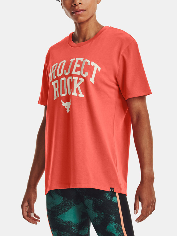 Under Armour Project Rock Hwt Campus T T-shirt Rojo