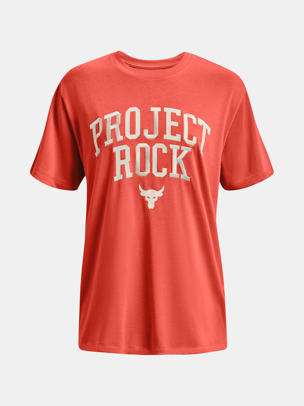 Under Armour Project Rock Hwt Campus T T-shirt Rojo