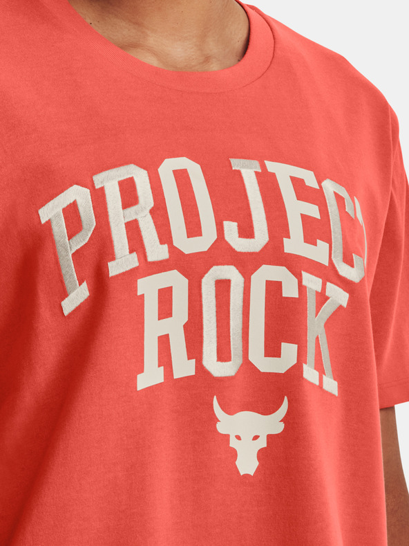 Under Armour Project Rock Hwt Campus T T-shirt Rojo