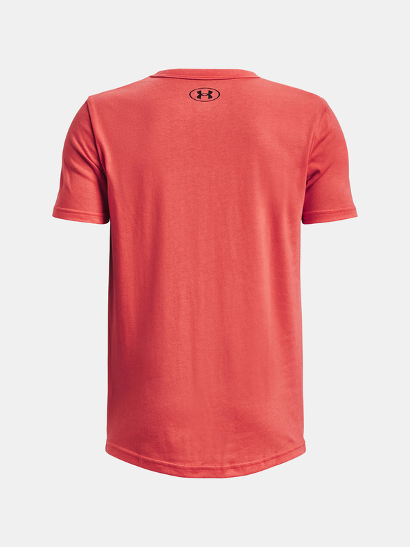 Under Armour Project Rock Show Your Fam SS Kids T-shirt Rojo