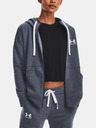 Under Armour Rival Fleece FZ Hoodie-GRY Mikina