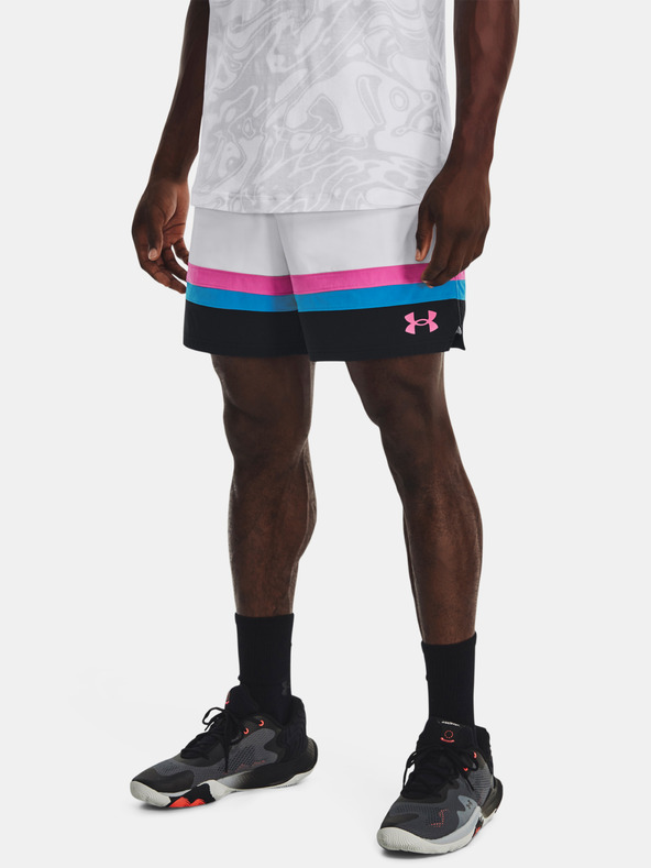 Under Armour UA Baseline Woven Short II-WHT Short Pants Blanco