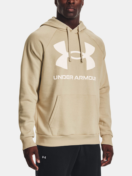 Under Armour UA Rival Fleece Big Logo HD-BRN Mikina