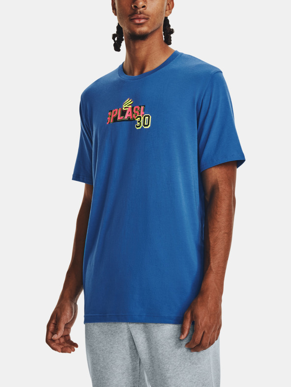 Under Armour UA Curry Splash Party SS T-shirt Azul