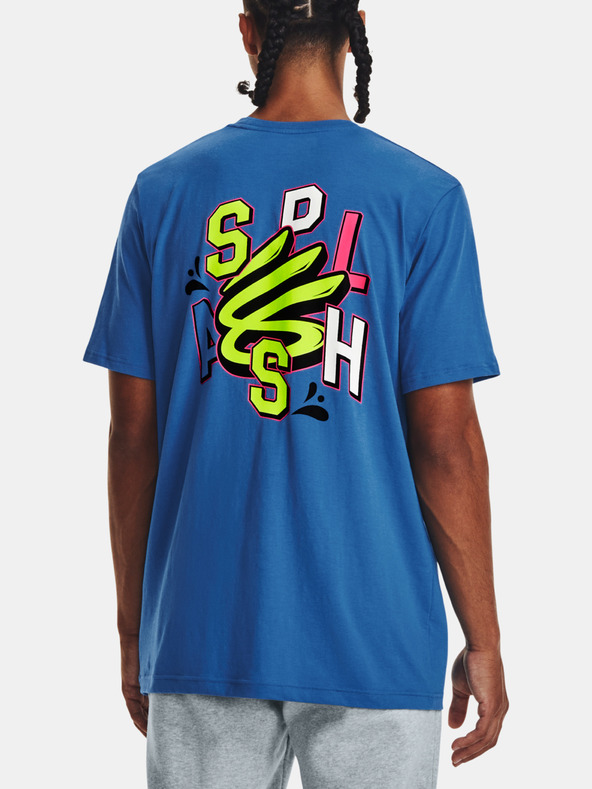 Under Armour UA Curry Splash Party SS T-shirt Azul