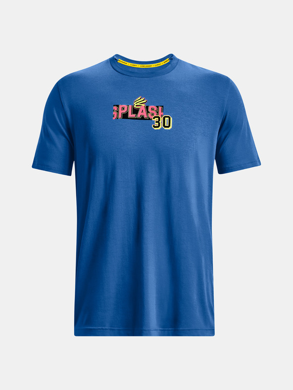 Under Armour UA Curry Splash Party SS T-shirt Azul