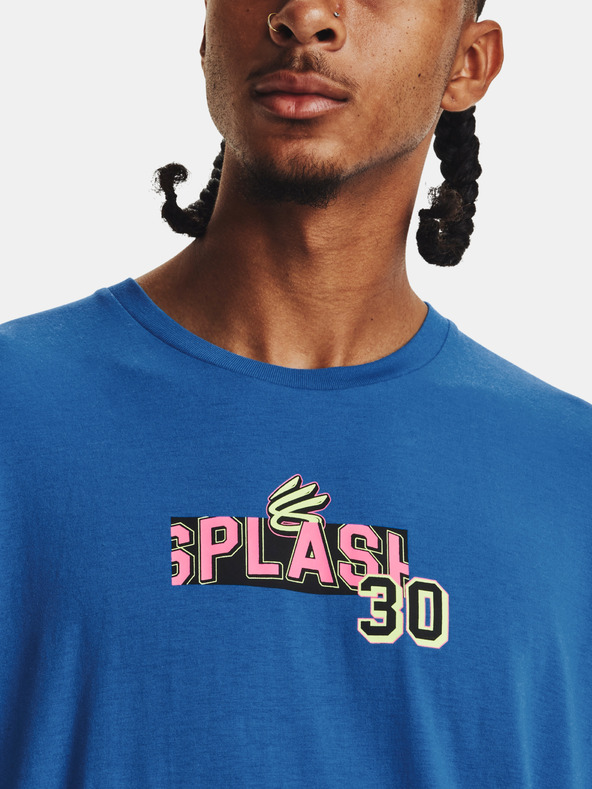 Under Armour UA Curry Splash Party SS T-shirt Azul