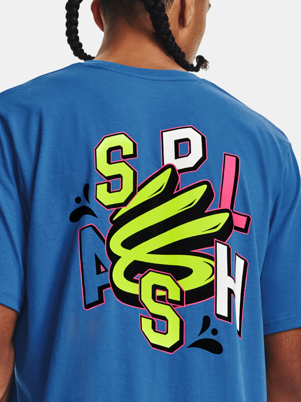 Under Armour UA Curry Splash Party SS T-shirt Azul