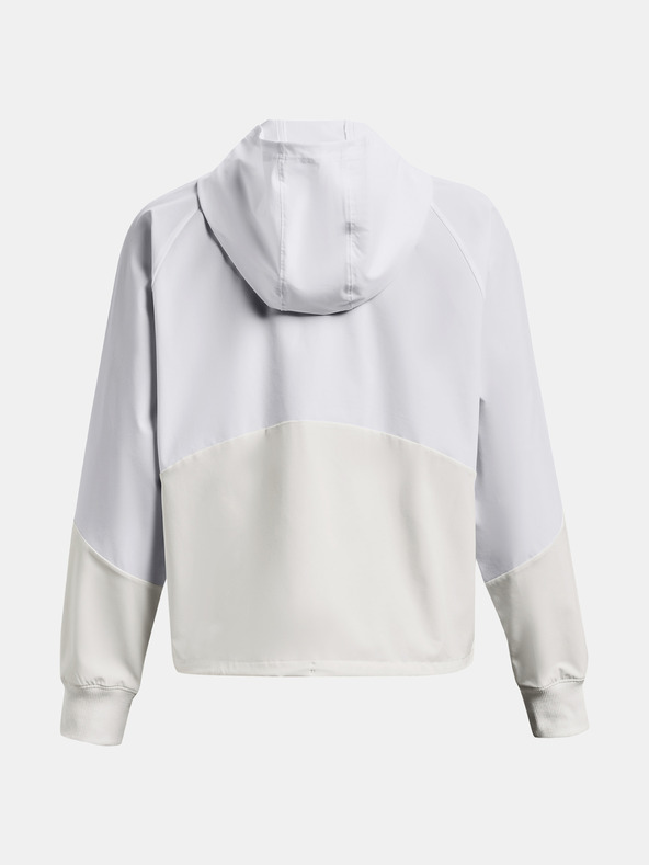 Under Armour Woven FZ Jacket-WHT Winter Jacket Blanco