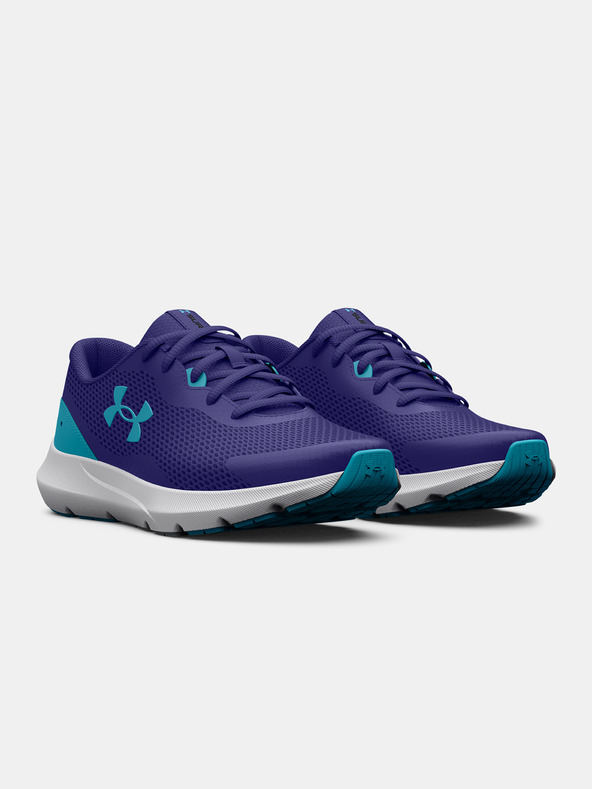 Under Armour UA BGS Surge 3 Tenisky dětské Modrá