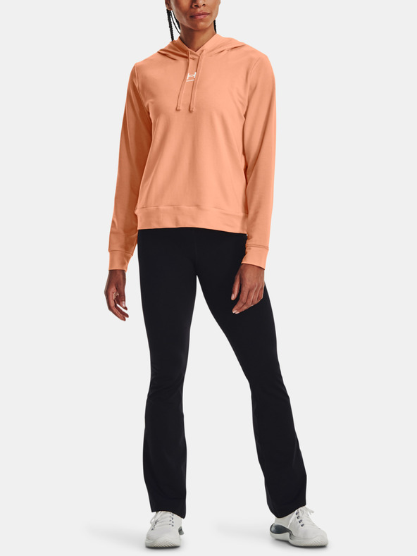 Under Armour Rival Terry Hoodie Sweatshirt Naranja