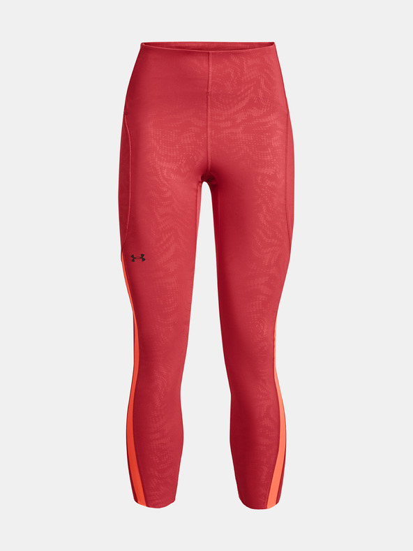 Under Armour UA Rush Legging Emboss Perf Leggings Rojo