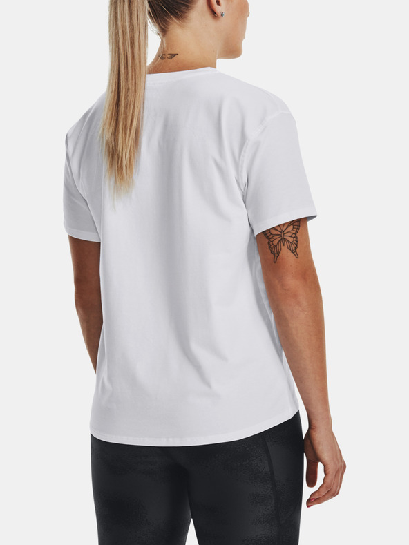 Under Armour UA Esential Cttn Stretch T-shirt Blanco