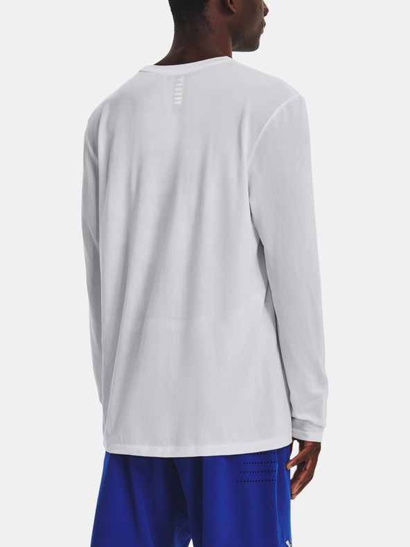 Under Armour UA Seamless Stride LS T-shirt Blanco