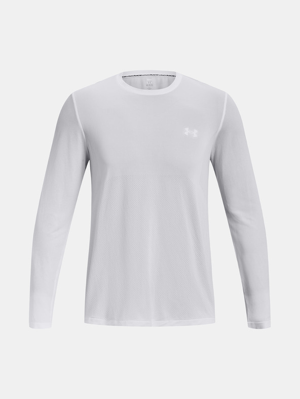 Under Armour UA Seamless Stride LS T-shirt Blanco