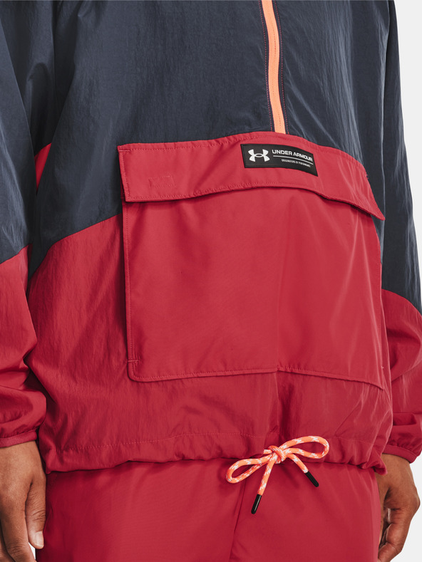 Under Armour Rush Woven Anorak Jacket Rojo