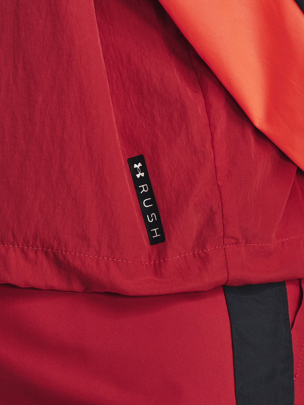 Under Armour Rush Woven Anorak Jacket Rojo